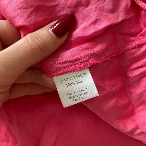 100% silk sun dress with open back size XS - Picture 4 of 5